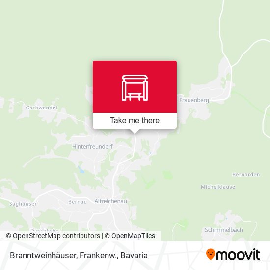 Branntweinhäuser, Frankenw. map
