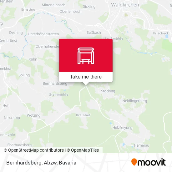 Карта Bernhardsberg, Abzw