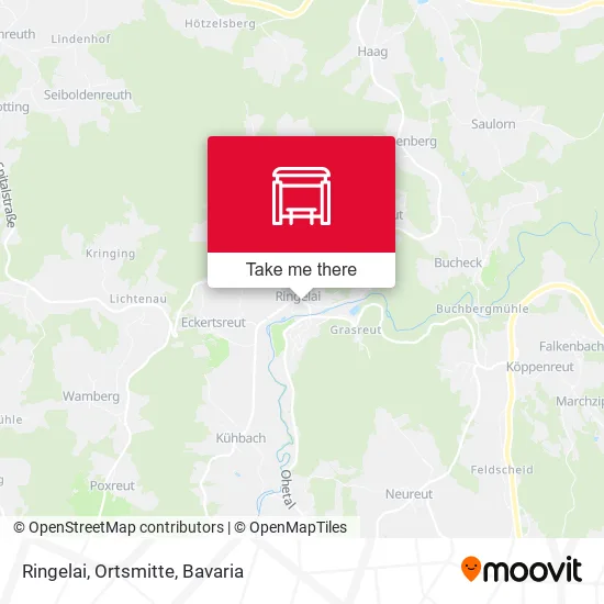 Карта Ringelai, Ortsmitte