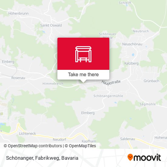 Schönanger, Fabrikweg map
