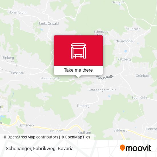 Schönanger, Fabrikweg map