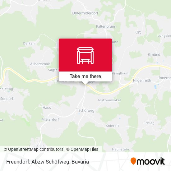 Freundorf, Abzw Schöfweg map