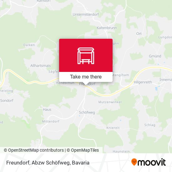 Freundorf, Abzw Schöfweg map