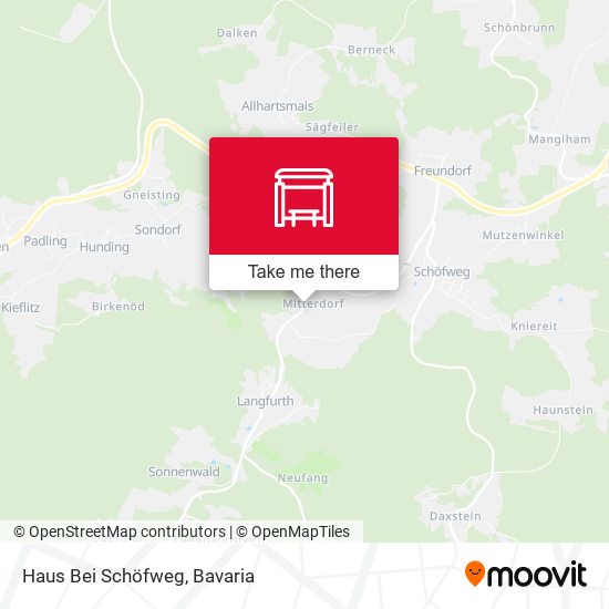 Haus Bei Schöfweg map
