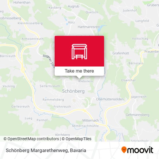 Schönberg Margarethenweg map