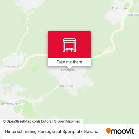 Карта Hinterschmiding Herzogsreut Sportplatz