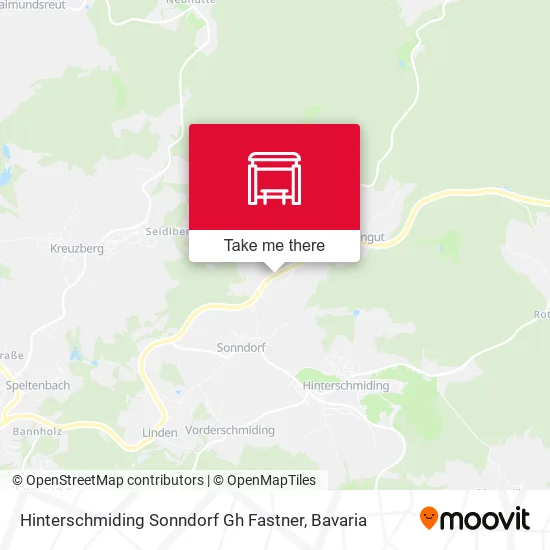 Карта Hinterschmiding Sonndorf Gh Fastner