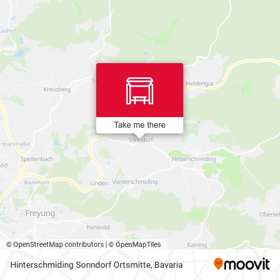 Hinterschmiding Sonndorf Ortsmitte map