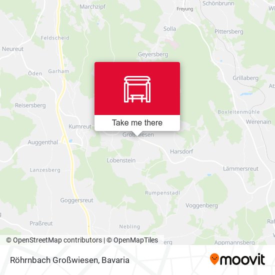 Röhrnbach Großwiesen map