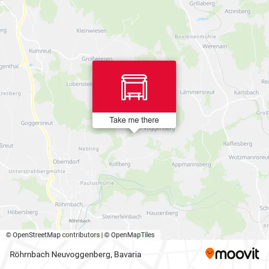 Карта Röhrnbach Neuvoggenberg