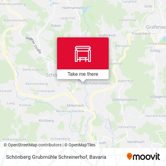Schönberg Grubmühle Schreinerhof map