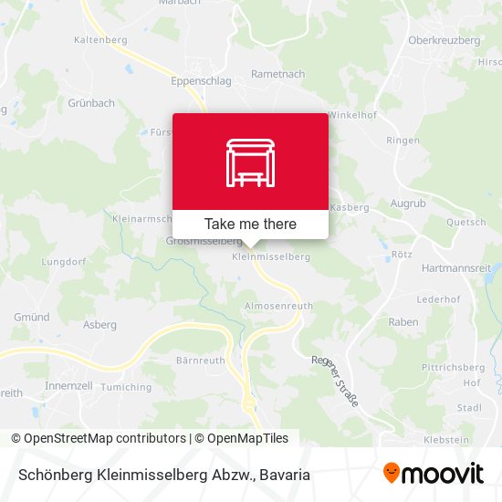 Schönberg Kleinmisselberg Abzw. map