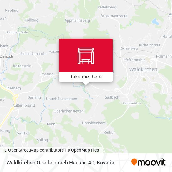Waldkirchen Oberleinbach Hausnr. 40 map