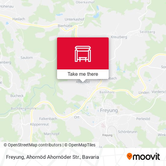 Freyung, Ahornöd Ahornöder Str. map