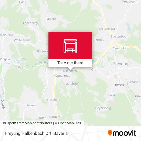 Freyung, Falkenbach Ort map