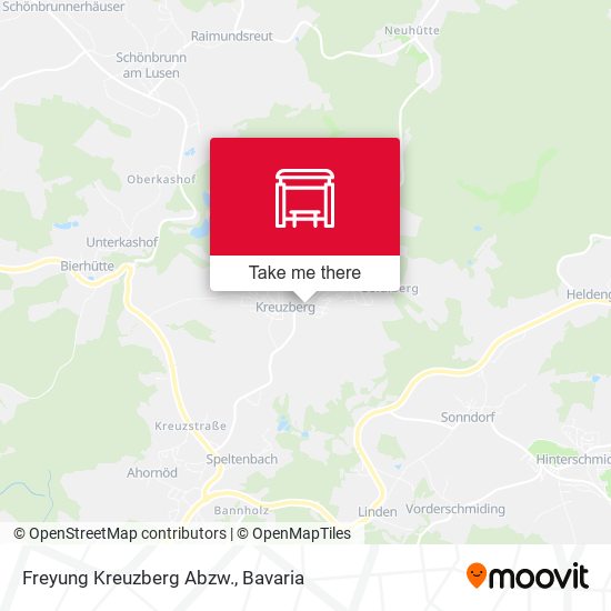 Freyung Kreuzberg Abzw. map