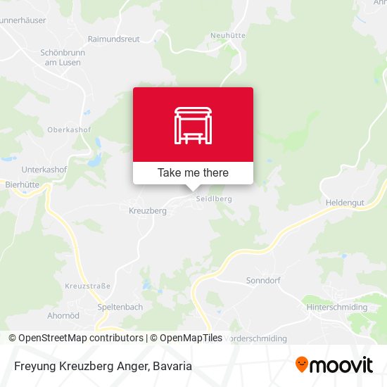 Freyung Kreuzberg Anger map