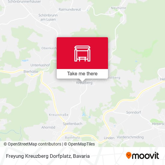 Freyung Kreuzberg Dorfplatz map