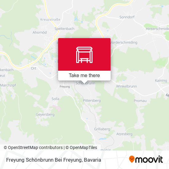 Freyung Schönbrunn Bei Freyung map