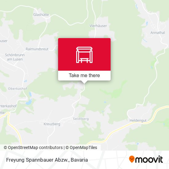 Freyung Spannbauer Abzw. map