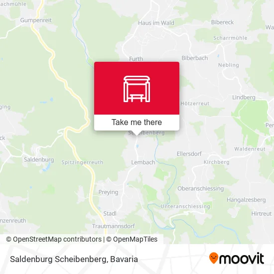 Карта Saldenburg Scheibenberg