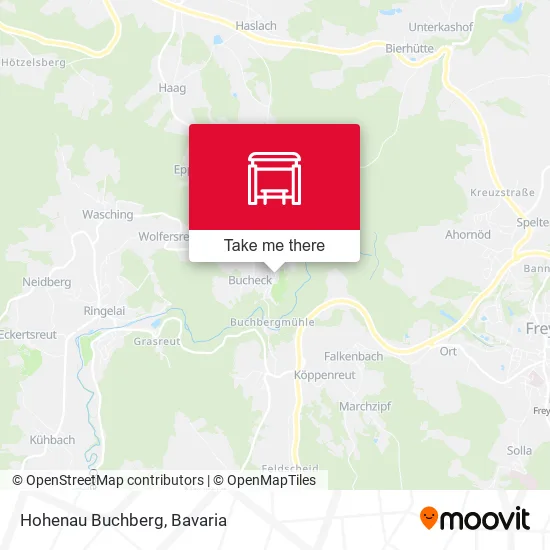 Карта Hohenau Buchberg