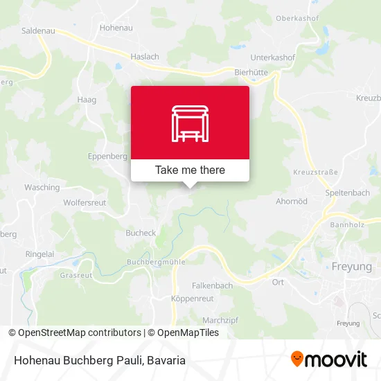 Карта Hohenau Buchberg Pauli