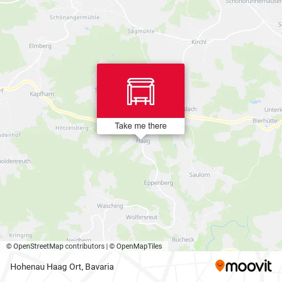Карта Hohenau Haag Ort
