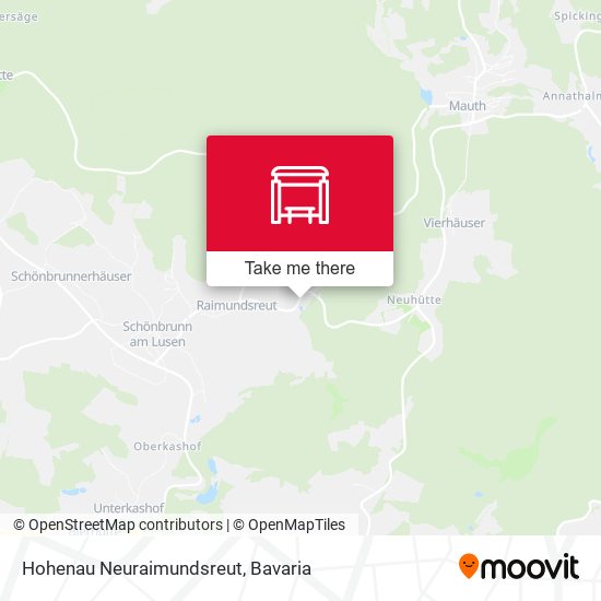 Hohenau Neuraimundsreut map