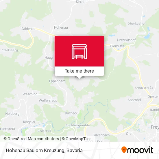 Карта Hohenau Saulorn Kreuzung