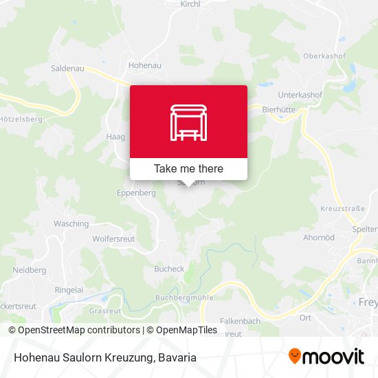 Hohenau Saulorn Kreuzung map