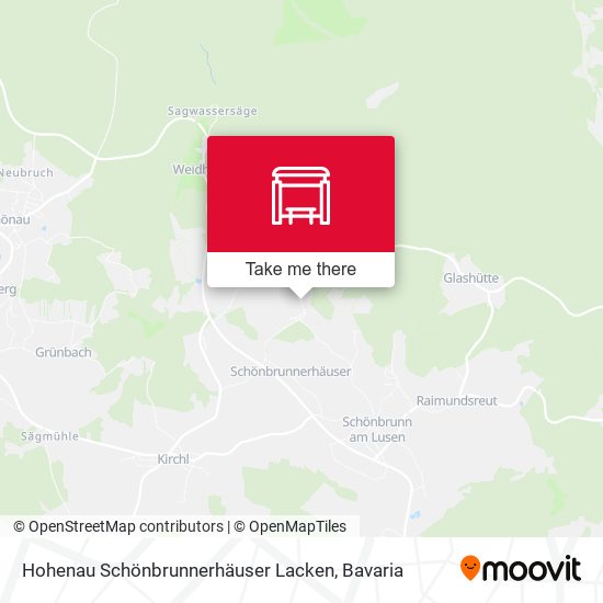 Hohenau Schönbrunnerhäuser Lacken map