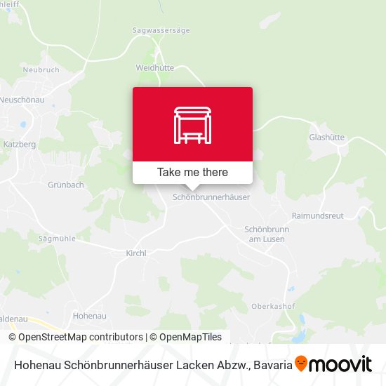 Hohenau Schönbrunnerhäuser Lacken Abzw. map