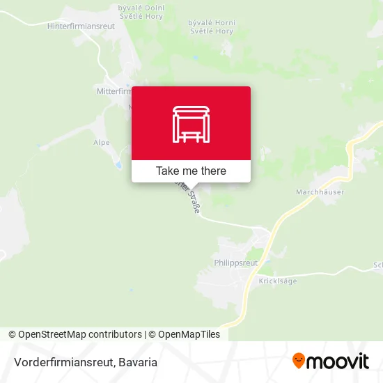Карта Vorderfirmiansreut