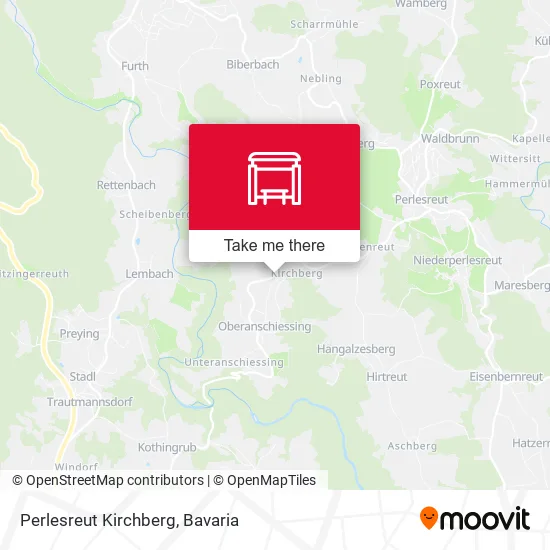 Карта Perlesreut Kirchberg