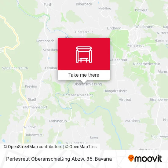 Карта Perlesreut Oberanschießing Abzw. 35