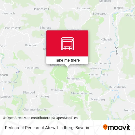 Карта Perlesreut Perlesreut Abzw. Lindberg