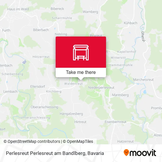 Карта Perlesreut Perlesreut am Bandlberg