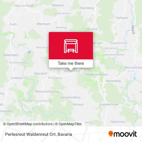 Perlesreut Waldenreut Ort map