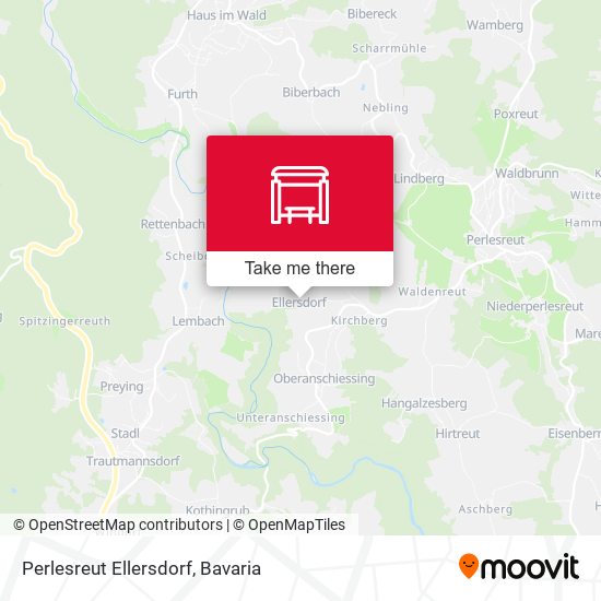 Perlesreut Ellersdorf map