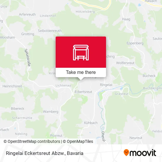 Карта Ringelai Eckertsreut Abzw.