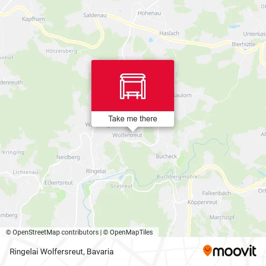 Карта Ringelai Wolfersreut
