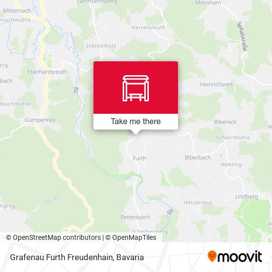 Grafenau Furth Freudenhain map