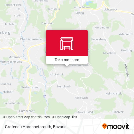 Grafenau Harschetsreuth map