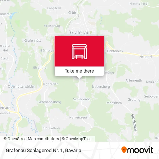 Карта Grafenau Schlageröd Nr. 1