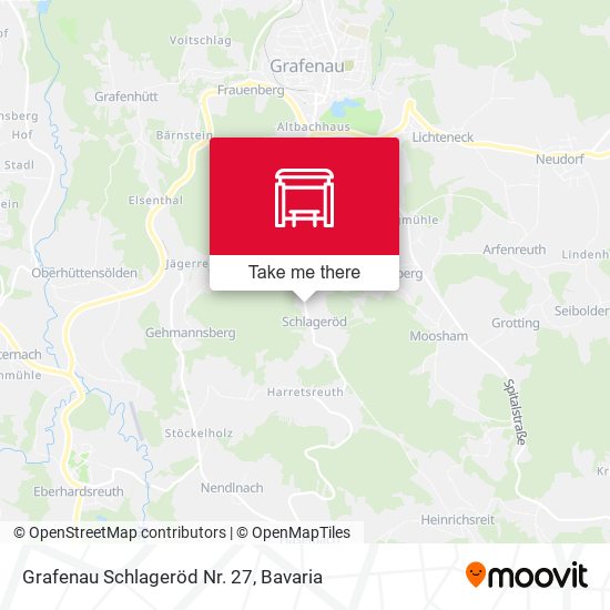 Grafenau Schlageröd Nr. 27 map