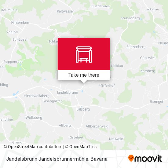 Jandelsbrunn Jandelsbrunnermühle map