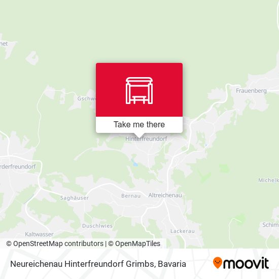 Neureichenau Hinterfreundorf Grimbs map