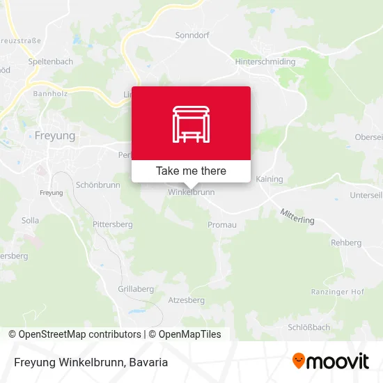 Freyung Winkelbrunn map