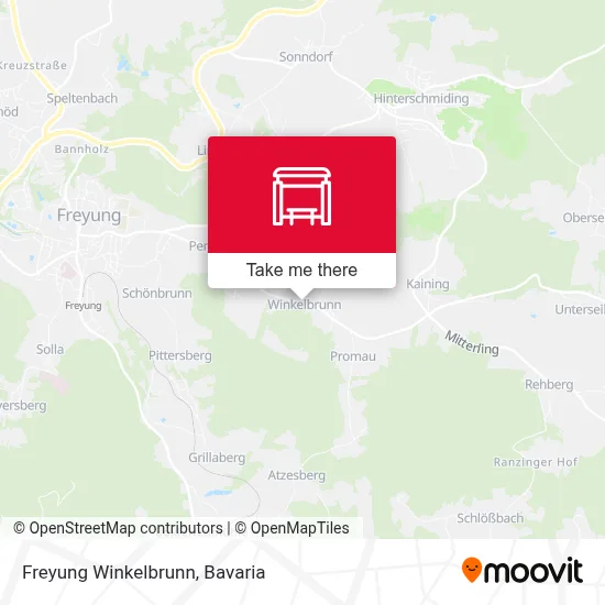 Freyung Winkelbrunn map